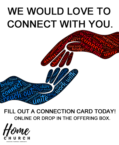 Home Church Connection Card